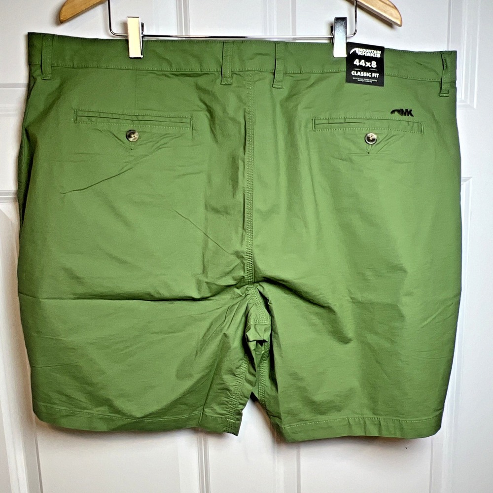 Mountain Khakis Men's  Stretch Poplin Shorts 44x8 Chive Classic Fit‎ Cotton NWT - Picture 3 of 15